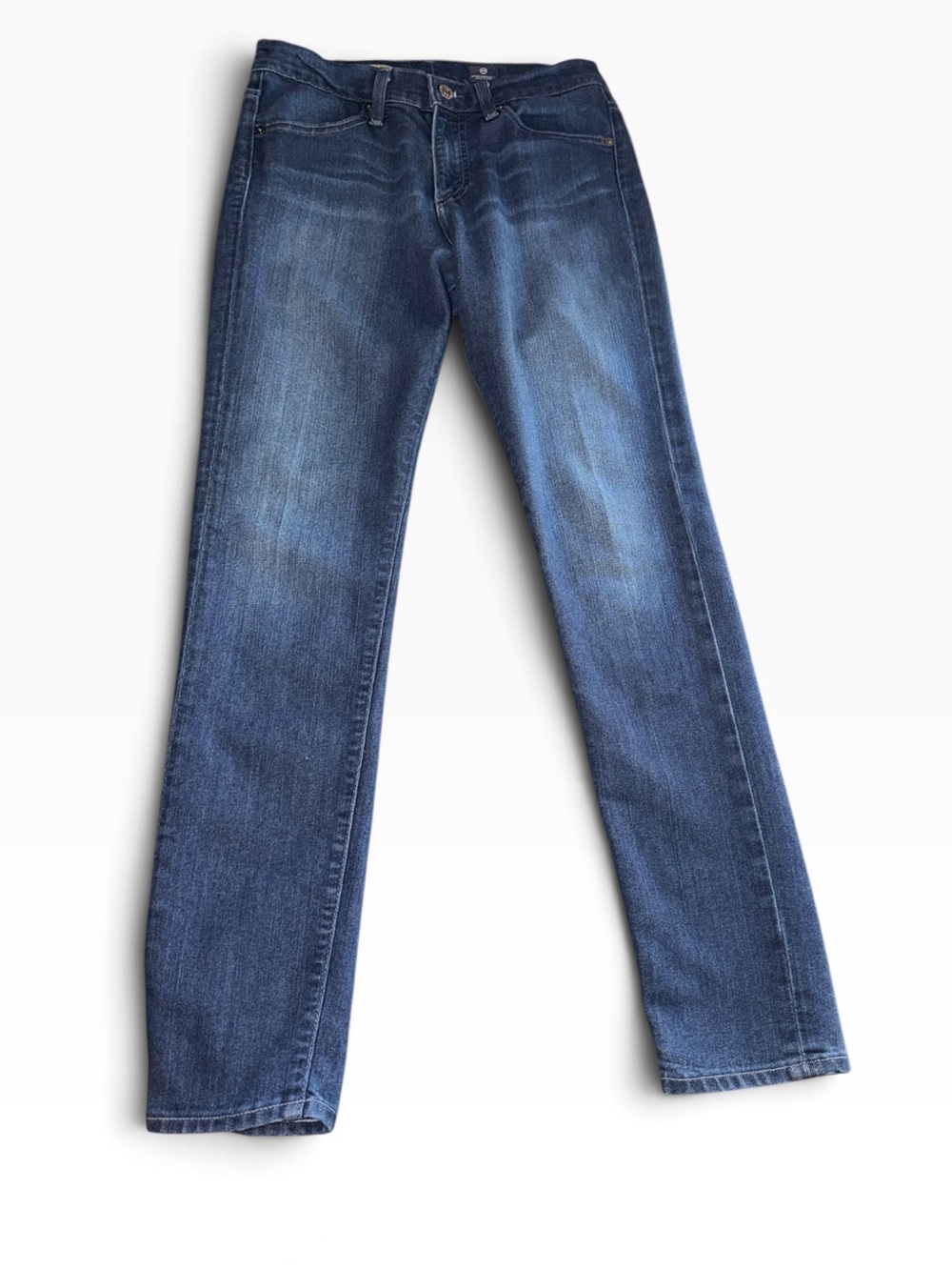AG Adriano Goldschmied Women's Straight-Leg Jeans - Dark Blue Wash